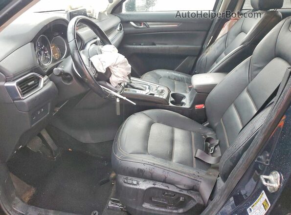 JM3KFBDM6J0442094 2018 MAZDA CX-5 Blue Widok wnętrza z przodu