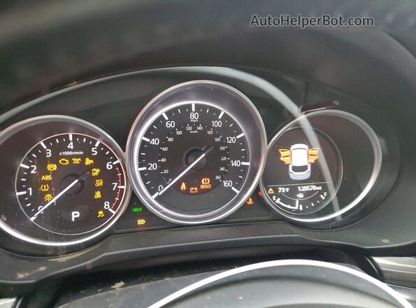 JM3KFBDM6J0442094 2018 MAZDA CX-5 Blue Widok zestawu wskaźników