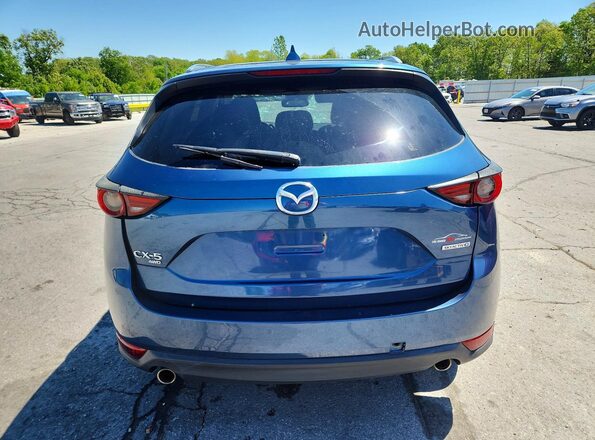 JM3KFBDM6M0335423 2021 MAZDA CX-5 Blue Вид ззаду