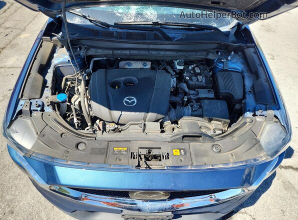 JM3KFBDM6M0335423 2021 MAZDA CX-5 Blue Вид підкапотного простору