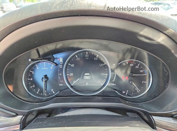 JM3KFBDM6M0335423 2021 MAZDA CX-5 Blue Вид щитка приладів