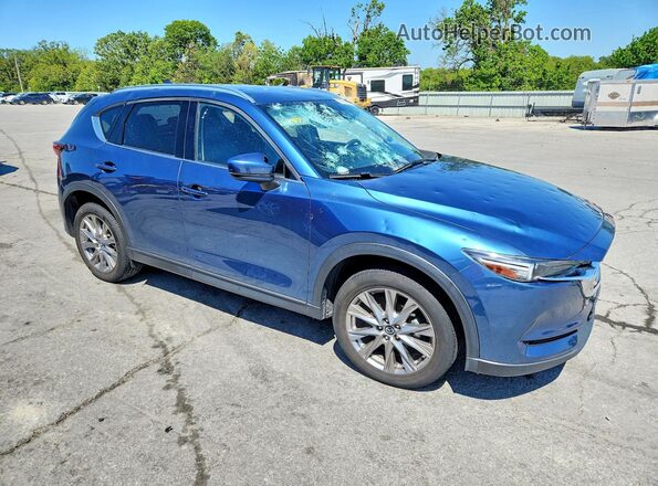 JM3KFBDM6M0335423 2021 MAZDA CX-5 Blue Передня права чверть