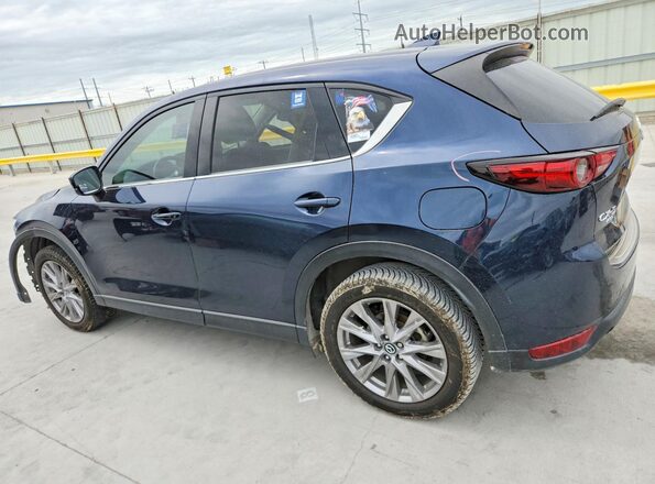 JM3KFBDM6M0460390 2021 MAZDA CX-5 Blue Trasero izquierdo