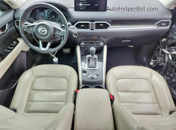 JM3KFBDM6M0460390 2021 MAZDA CX-5 Blue Vista del salpicadero