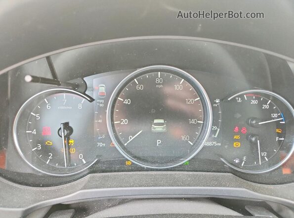JM3KFBDM6M0460390 2021 MAZDA CX-5 Blue Vista del cuadro de instrumentos