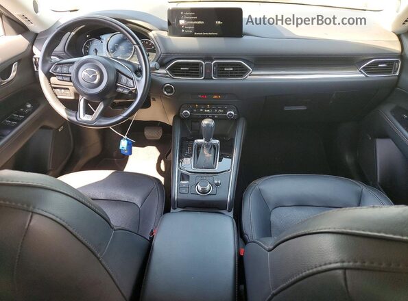 JM3KFBDM6M1348375 2021 MAZDA CX-5 Blue Вид панелі приладів