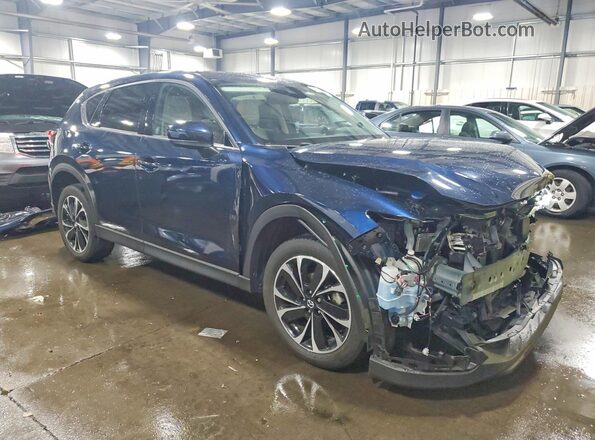JM3KFBDM6N1531230 2022 MAZDA CX-5 Синий Передняя правая четверть