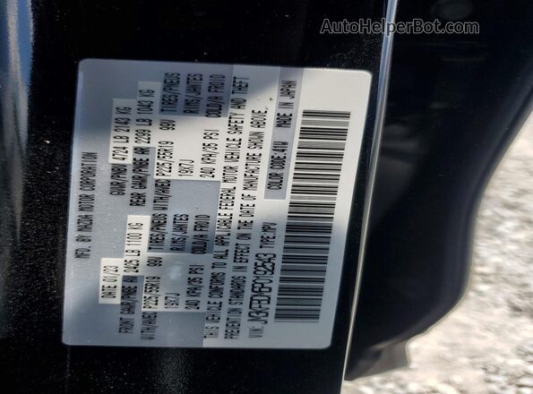 JM3KFBDM6P0192543 2023 MAZDA CX-5 Black Vista de la etiqueta del VIN