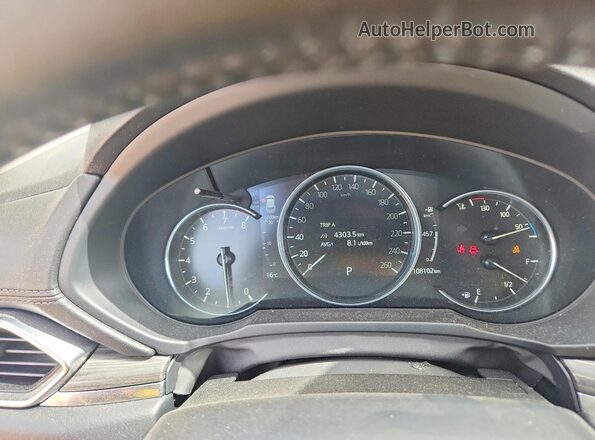 JM3KFBDM7M0104417 2021 MAZDA CX-5 Gray Вид щитка приладів