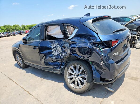 JM3KFBDM8M0452338 2021 MAZDA CX-5 Blue Trasero izquierdo