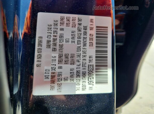 JM3KFBDM8M0452338 2021 MAZDA CX-5 Blue Vista del compartimento del motor