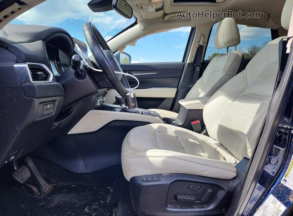 JM3KFBDM8N0637734 2022 MAZDA CX-5 Blue Вид салону спереду