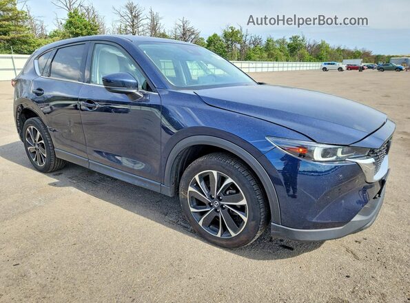 JM3KFBDM8N0637734 2022 MAZDA CX-5 Blue Передня права чверть