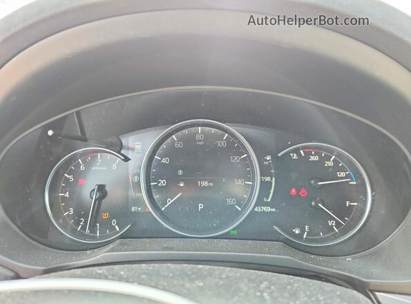 JM3KFBDM8N0637734 2022 MAZDA CX-5 Blue Вид щитка приладів