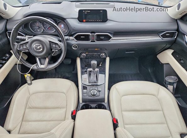 JM3KFBDM9J0308311 2018 MAZDA CX-5 Blue Առջևի վահանակի տեսք