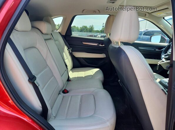 JM3KFBDM9K0503259 2019 MAZDA CX-5 Red Vista de los asientos traseros