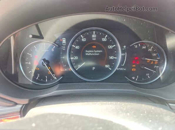 JM3KFBDM9K0503259 2019 MAZDA CX-5 Red Vista del cuadro de instrumentos