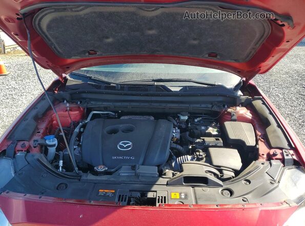 JM3KFBDM9M1452195 2021 MAZDA CX-5 Burgundy Vista del compartimento del motor