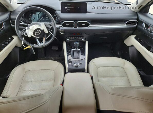JM3KFBDM9N0525461 2022 MAZDA CX-5 Black წინა პანელის ხედი