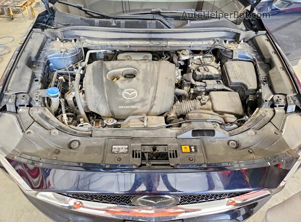 JM3KFBDMXL0856241 2020 MAZDA CX-5 Blue Engine compartment view