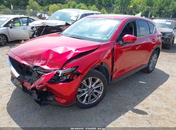 JM3KFBDMXL0860774 2020 MAZDA CX-5 Red Առջևի ձախ երեք քառորդ տեսարան