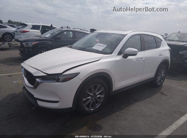 JM3KFBDMXM1308297 2021 MAZDA CX-5 White წინა მარცხენა ხედი სამი მეოთხედიდან