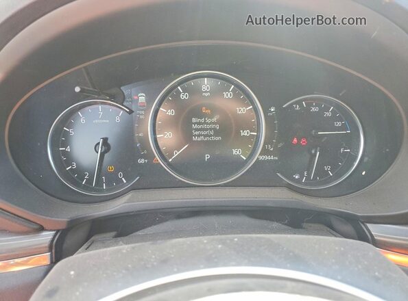 JM3KFBDY1K0530653 2019 MAZDA CX-5 White Widok zestawu wskaźników