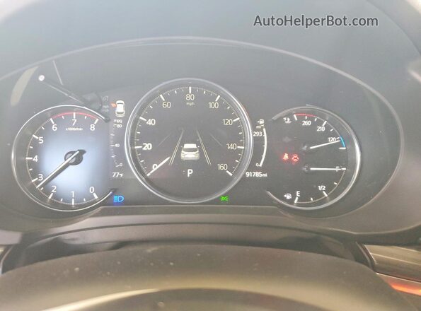 JM3KFBDYXK0626572 2019 MAZDA CX-5 Gray Instrument cluster view
