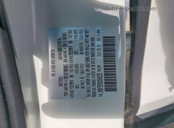 JM3KFBEM2N0645035 2022 MAZDA CX-5 White Вид наклейки з VIN-кодом