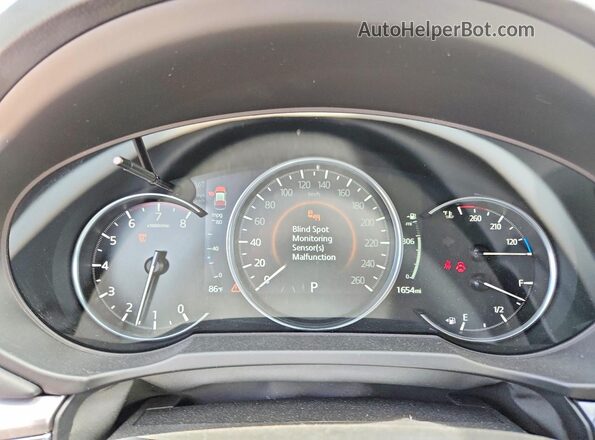 JM3KFBEM3S0807346 2025 MAZDA CX-5 Blue Instrument cluster view
