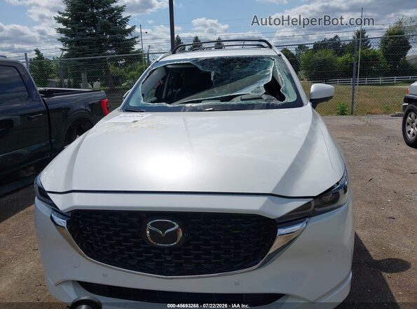 JM3KFBEM8S0776367 2025 MAZDA CX-5 White Widok deski rozdzielczej