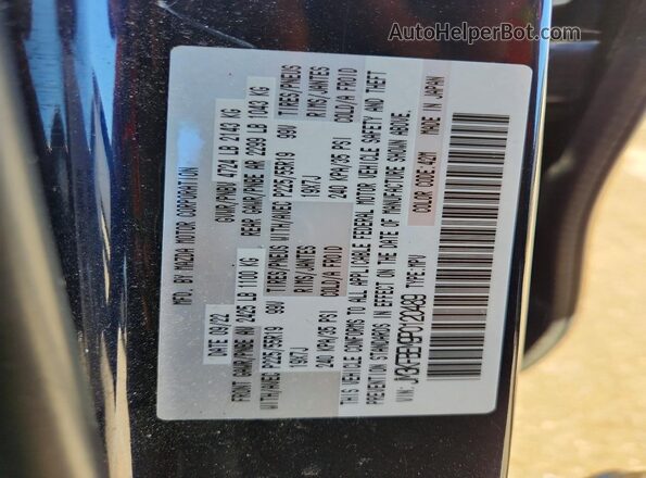 JM3KFBEM9P0120489 2023 MAZDA CX-5 Blue VIN კოდის სტიკერის ხედი