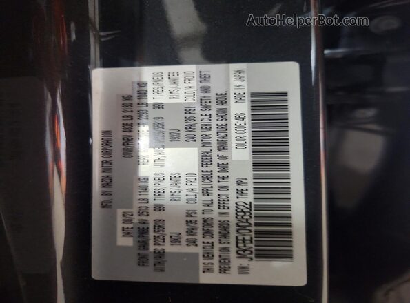 JM3KFBEY0M0469622 2021 MAZDA CX-5 Gray VIN sticker view