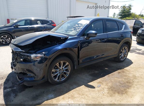 JM3KFBEY1M0429033 2021 MAZDA CX-5 Синий Передняя левая четверть