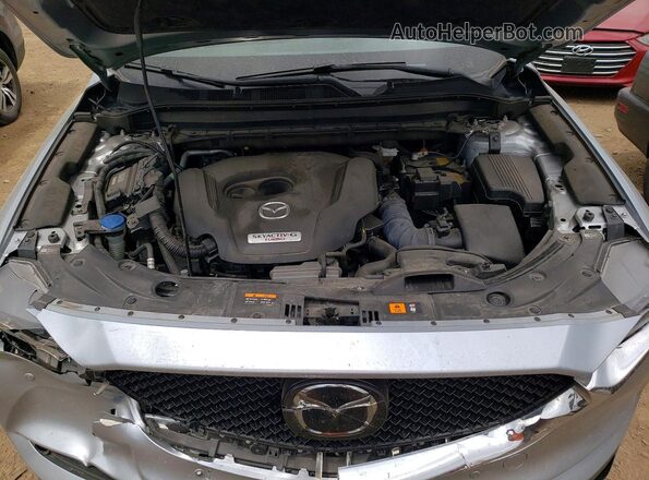 JM3KFBEY2M0454328 2021 MAZDA CX-5 Silver Engine compartment view
