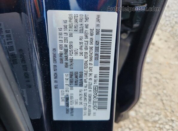 JM3KFBEY2M0489659 2021 MAZDA CX-5 Black Engine compartment view