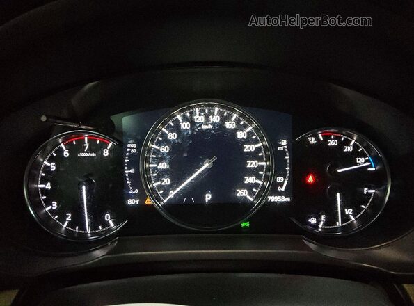 JM3KFBEY4M0390504 2021 MAZDA CX-5 Blue Widok zestawu wskaźników
