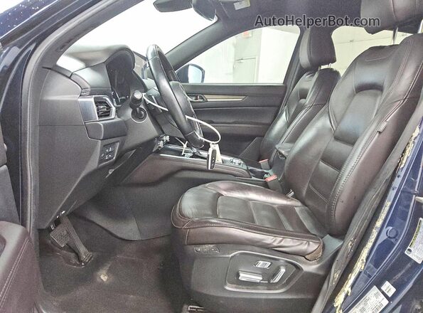 JM3KFBEY4M0390504 2021 MAZDA CX-5 Blue Widok wnętrza z przodu