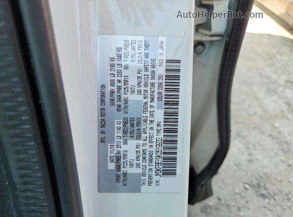 JM3KFBEY9K0519933 2019 MAZDA CX-5 White Widok komory silnika