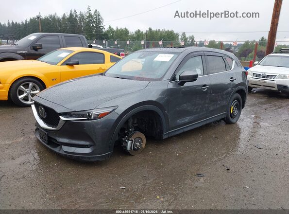 JM3KFBEYXL0777752 2020 MAZDA CX-5 Gray Առջևի ձախ երեք քառորդ տեսարան