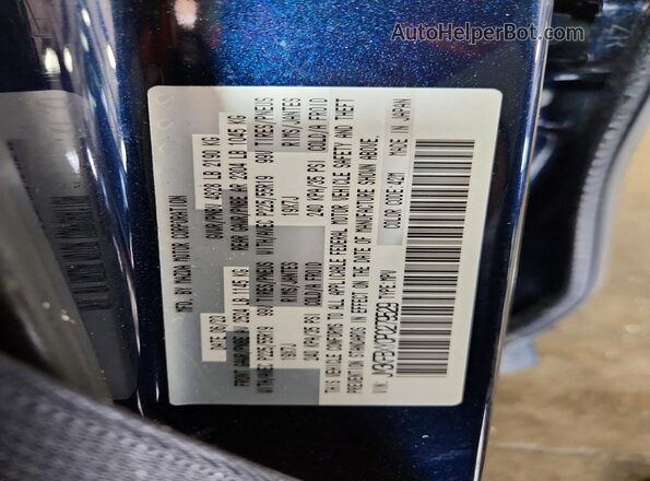 JM3KFBXY0P0279529 2023 MAZDA CX-5 Синий Вид наклейки с VIN-кодом