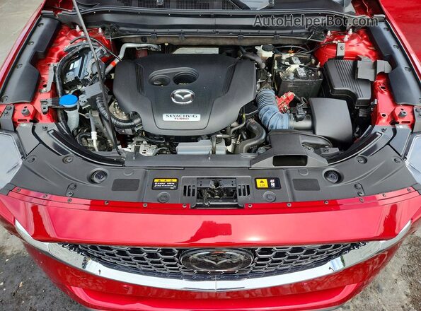 JM3KFBXY7N0623239 2022 MAZDA CX-5 Red Vista del compartimento del motor