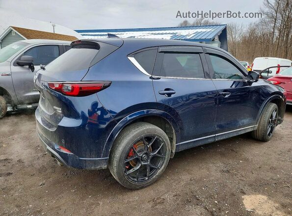 JM3KFBXY9N0612307 2022 MAZDA CX-5 Синий Задняя правая четверть