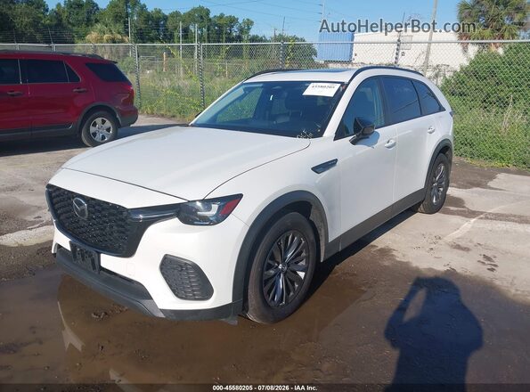 JM3KJBHD3S1121926 2025 MAZDA CX-70 White Առջևի ձախ երեք քառորդ տեսարան
