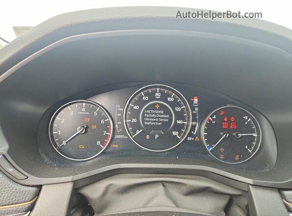 JM3KJBHD5S1116341 2025 MAZDA CX-70 White Instrument cluster view