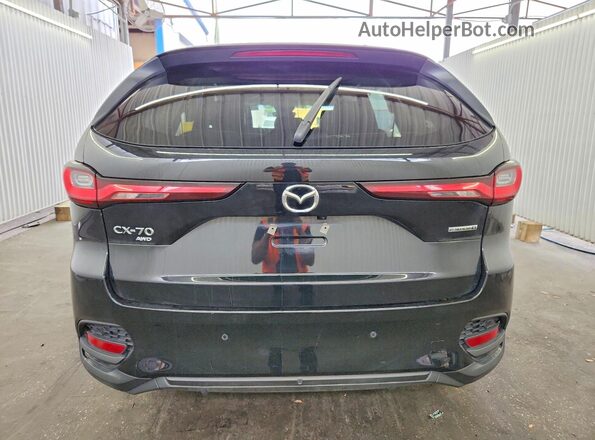 JM3KJBHD5S1117537 2025 MAZDA CX-70 Black Widok z tyłu