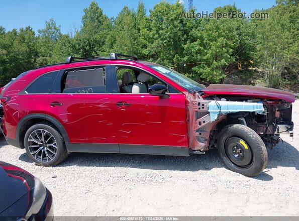 JM3KJDHA8S1130123 2025 MAZDA CX-70 PHEV Burgundy სალონის 360-გრადუსიანი ხედი