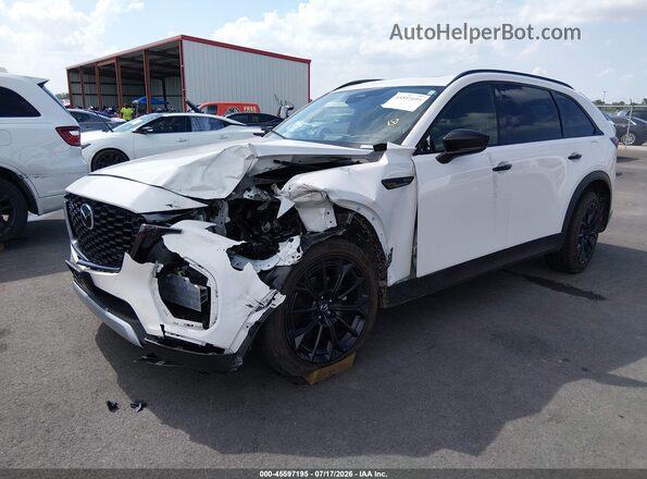 JM3KJDHD1S1115991 2025 MAZDA CX-70 White Առջևի ձախ երեք քառորդ տեսարան