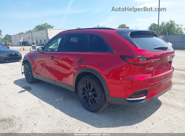 JM3KJDHD9S1129248 2025 MAZDA CX-70 Red Rear left