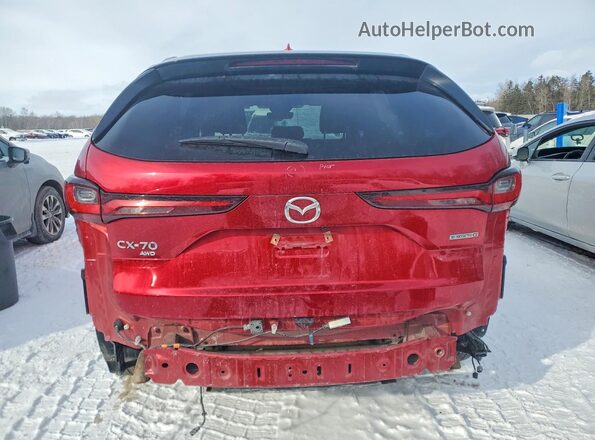 JM3KJEHC9S1102628 2025 MAZDA CX-70 Красный Вид сзади